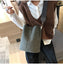 Women Bucket Shoulder Leather Bag