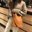 Women Bucket Shoulder Leather Bag