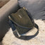 Women Bucket Shoulder Leather Bag
