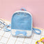 Transparent Backpack Women PU Leather