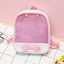 Transparent Backpack Women PU Leather