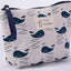 Large-capacity cotton and linen cosmetic bag